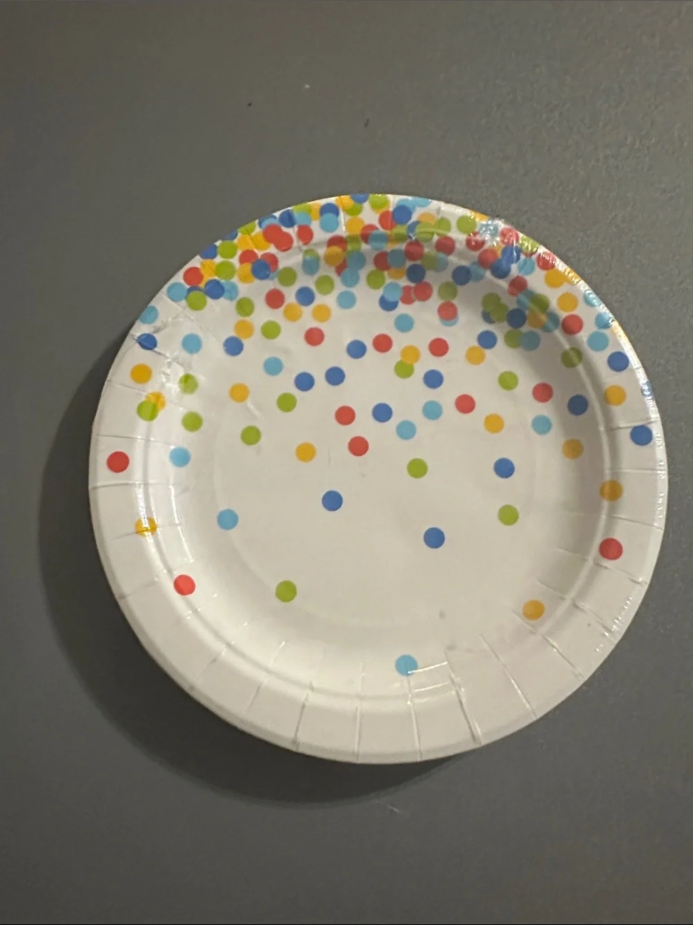 Confetti Dot Disposable Paper Plates - Multicolor